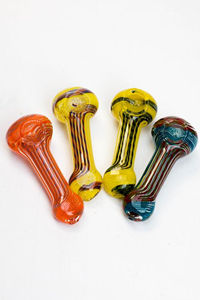 4" soft glass Hand Pipe