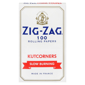 Zig Zag - Kutcorners Slow-Burning Rolling Papers - White