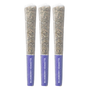 Pistol and Paris - LSO Collection: Blueberry Vendetta Pre-Roll - 3x0.5g